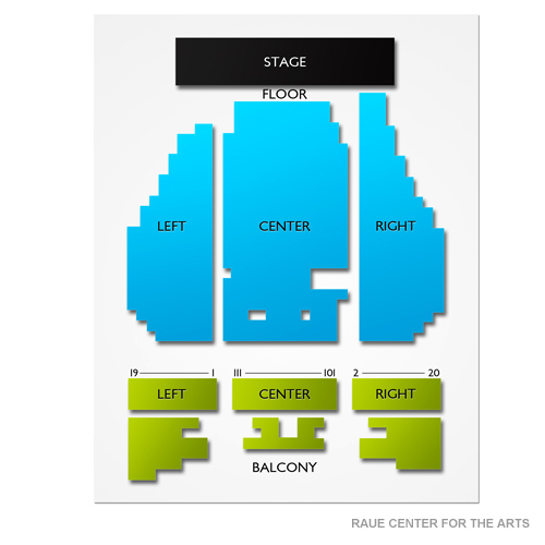 Raue Center For The Arts Seating Chart Vivid Seats