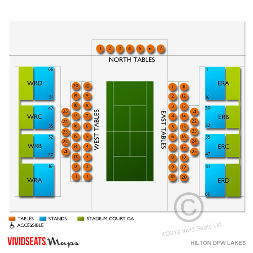 Hilton DFW Lakes Seating Chart Vivid Seats