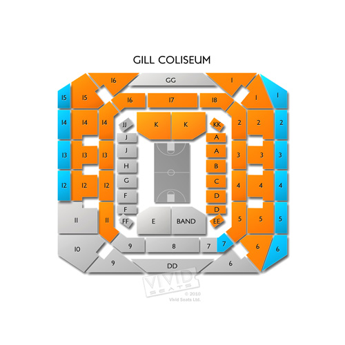 Gill Coliseum Seating Chart Vivid Seats