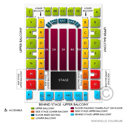Knoxville Coliseum Seating Chart Vivid Seats
