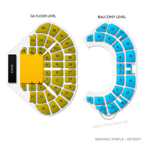 Masonic Temple Theatre Detroit Mi Seating Chart Stage Masonic Temple Theatre Detroit Mi Seating Chart Stage Theater