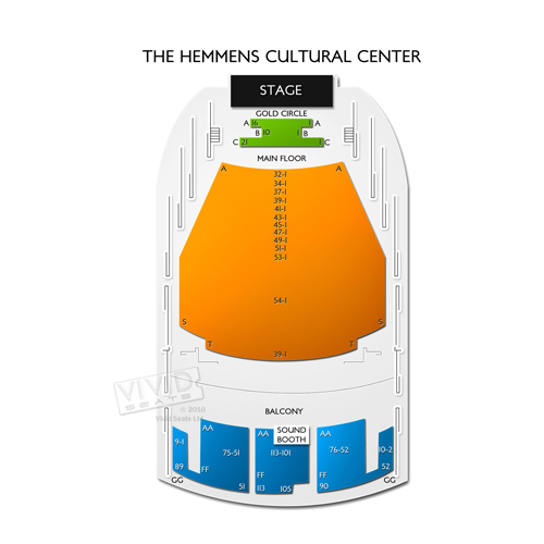 The Hemmens Cultural Center Seating Chart Vivid Seats 0918