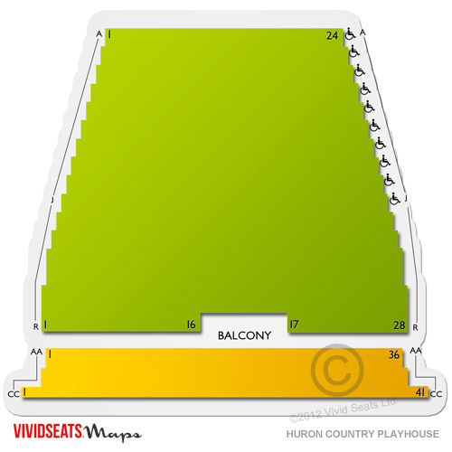 Huron Country Playhouse Seating Chart Vivid Seats