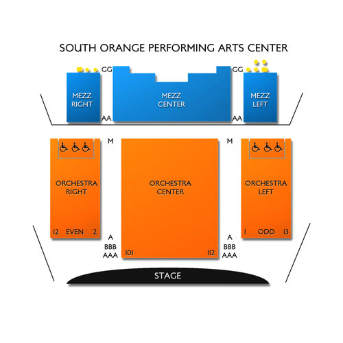 South Orange Performing Arts Center Seating Chart Vivid Seats South Orange Performing Arts Center Seating Chart Vivid Seats