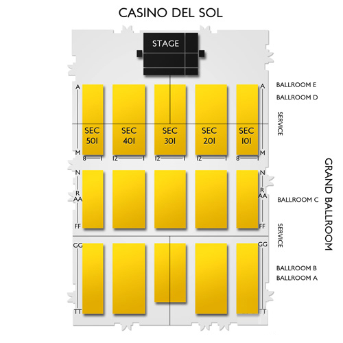 Casino Del Sol Ava Seating Chart