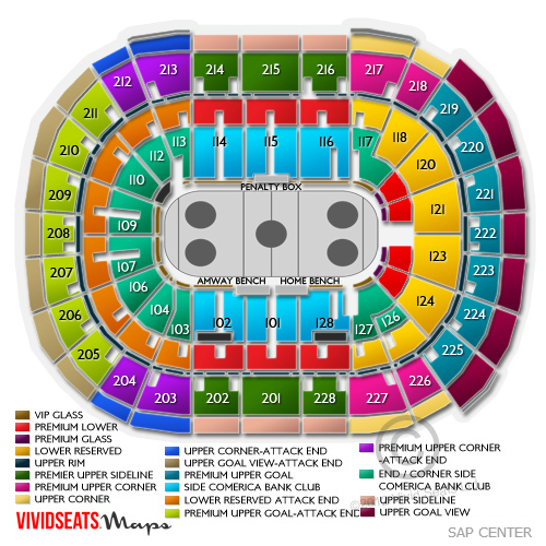 sharks 3d seating chart
