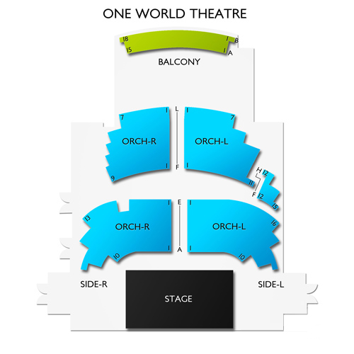 One World Theatre Seating Chart Vivid Seats