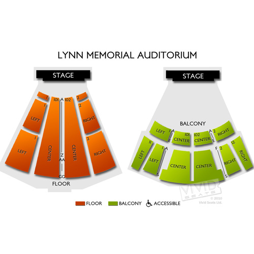 Lynn Memorial Auditorium Seating Chart Vivid Seats