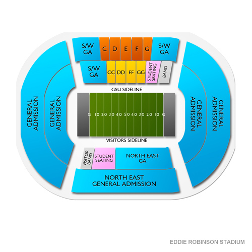 Eddie Robinson Stadium Seating Chart Vivid Seats