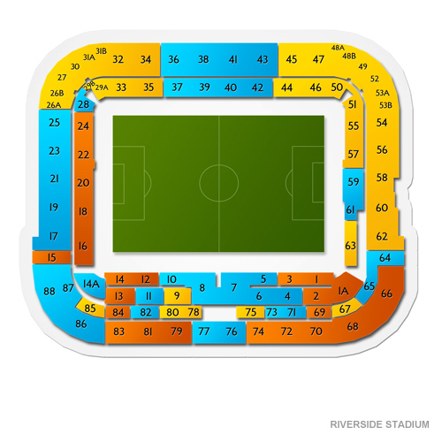 Riverside Stadium Seating Chart Vivid Seats