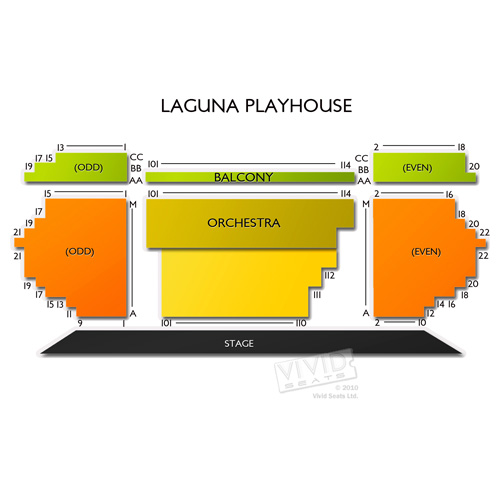 Laguna Playhouse Seating Chart Vivid Seats