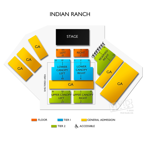 Indian Ranch Tickets Indian Ranch Information Indian Ranch Seating