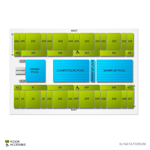 IU Natatorium Seating Chart Vivid Seats