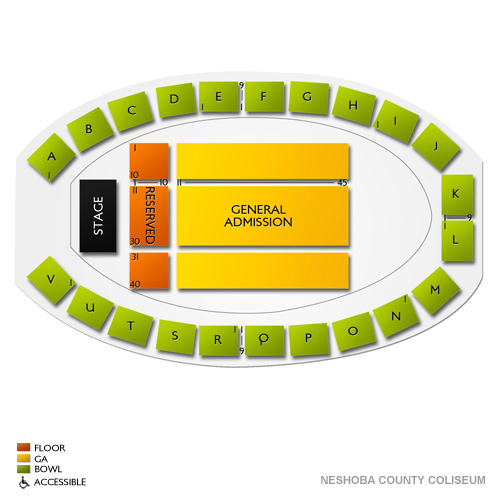 Neshoba County Coliseum Seating Chart Vivid Seats