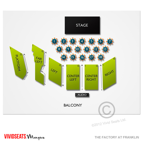 The Factory At Franklin Seating Chart Vivid Seats