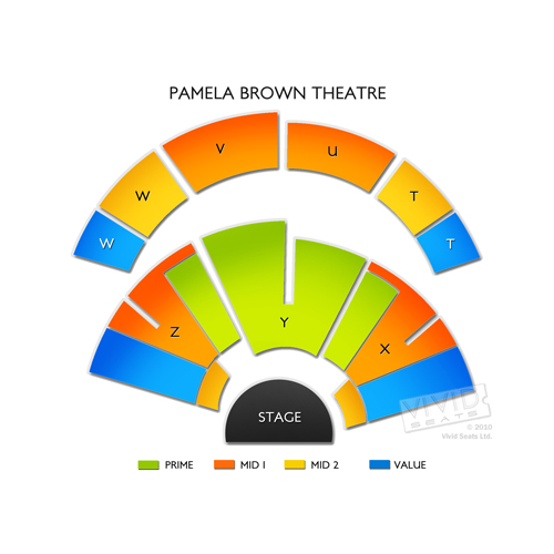 Pamela Brown Theatre Seating Chart | Vivid Seats