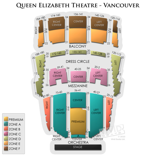 Queen Elizabeth Theatre Vancouver Tickets Queen Elizabeth Theatre