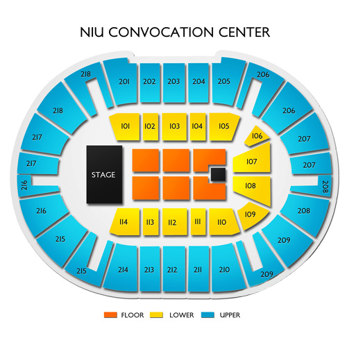 NIU Convocation Center Seating Chart Vivid Seats