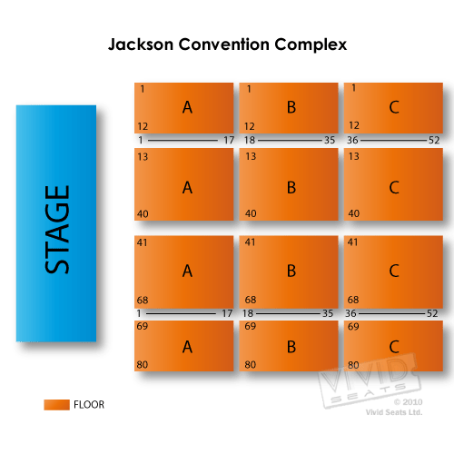 Reeves Athletic Complex Seating Chart