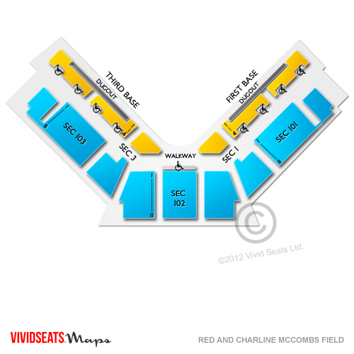 Red and Charline Field Seating Chart Vivid Seats