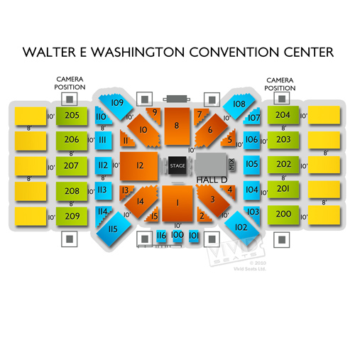 Walter E Washington Convention Center Seating Chart