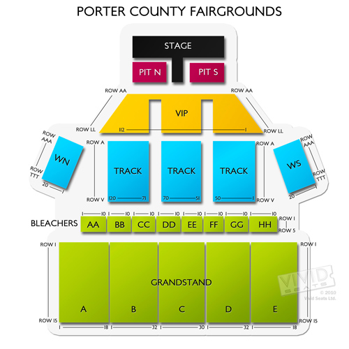 Porter County Fair Grandstand Seating Chart