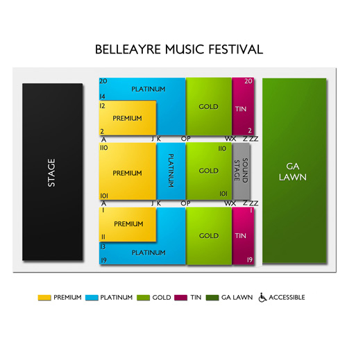 Belleayre Music Festival Seating Chart Vivid Seats