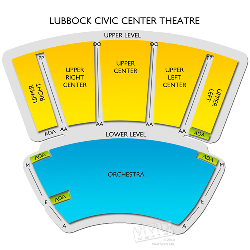 Lubbock Memorial Civic Center Theater Seating Chart Vivid Seats