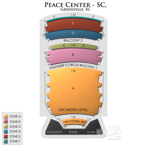 Peace Center Tickets Peace Center Information Peace Center Seating