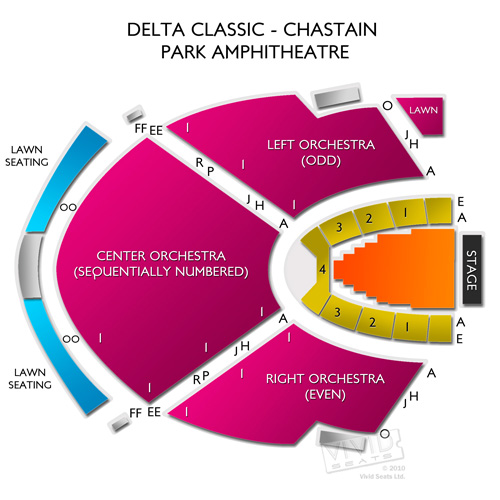 Chastain Seating Chart
