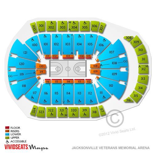 Jacksonville Veterans Memorial Arena Tickets Jacksonville Veterans