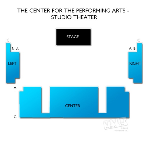 Studio Theater Seating Chart