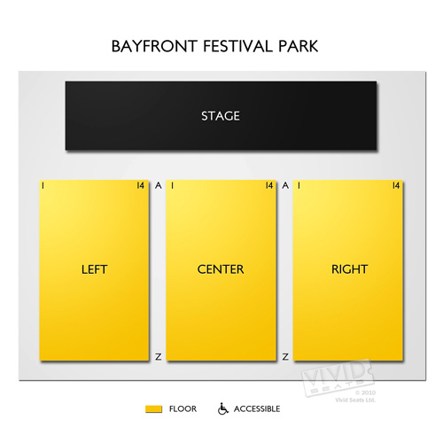 Bayfront Festival Park Seating Chart Vivid Seats