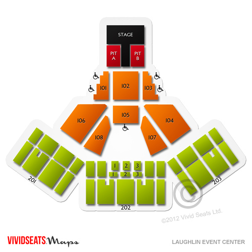 Laughlin Event Center at Edgewater Hotel Casino Seating Chart  Vivid Seats