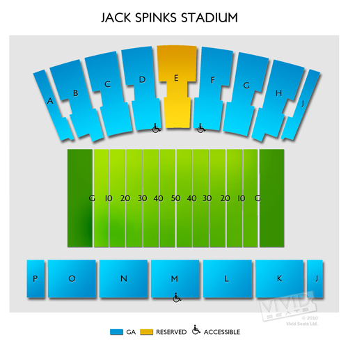 Jack Spinks Stadium Seating Chart Vivid Seats