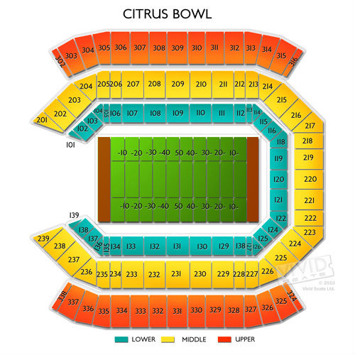 Citrus Bowl Tickets Citrus Bowl Information Citrus Bowl Seating Chart
