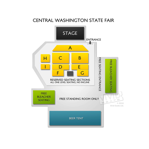 Washington State Fair Grandstand Seating Map