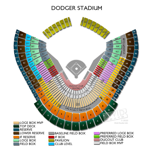 Dodger Stadium 3d Seating Chart
