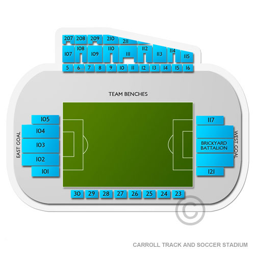 Carroll Track And Soccer Stadium Seating Chart 