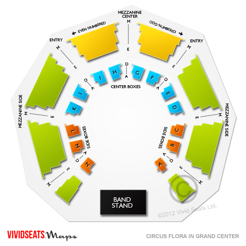 Circus Flora in Grand Center Seating Chart | Vivid Seats