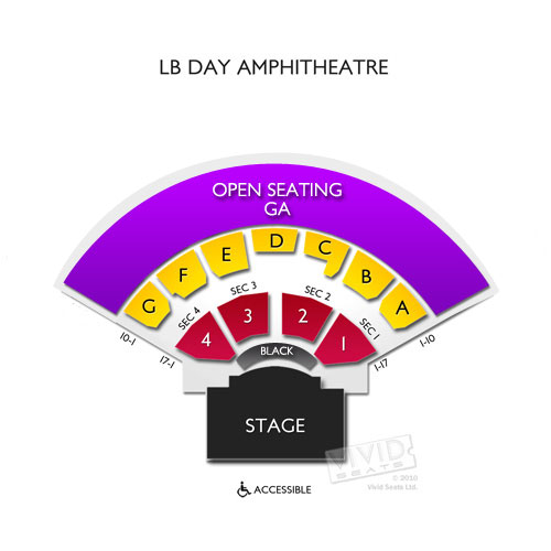 LB Day Amphitheatre at Oregon State Fairgrounds Seating Chart Vivid Seats