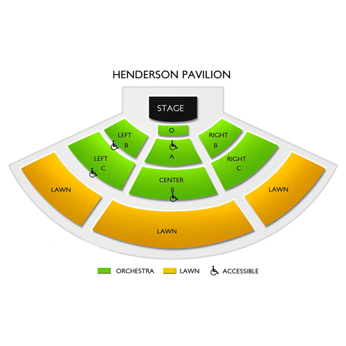 Henderson Pavilion Seating Chart Vivid Seats