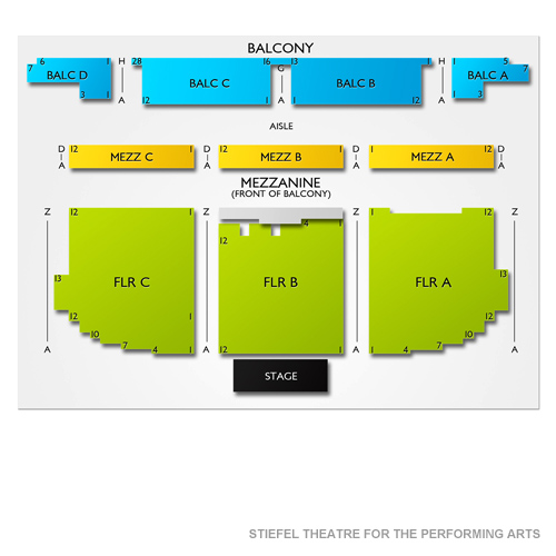 Jackie Gleason Theatre Performing Arts Seating Chart