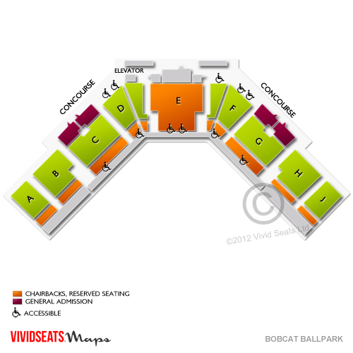 Bobcat Ballpark Seating Chart | Vivid Seats