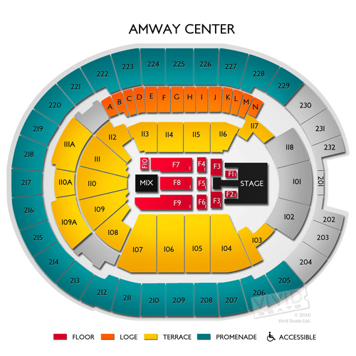 Amway Center Map and Address Amway Center Map and Address
