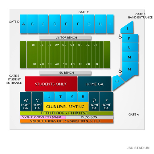 JSU Stadium Seating Chart | Vivid Seats