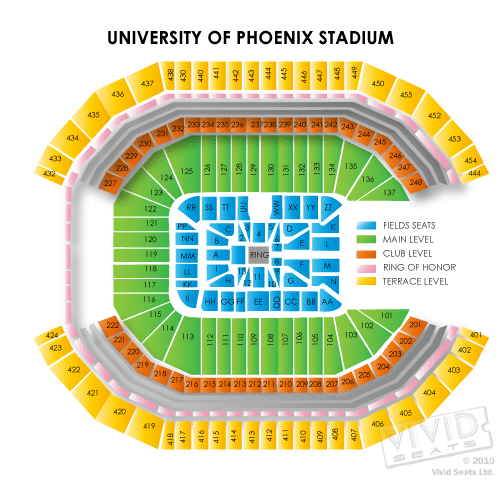 University of Phoenix Seating Chart and Event Tickets