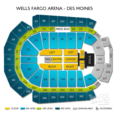 Wells Fargo Arena - Des Moines