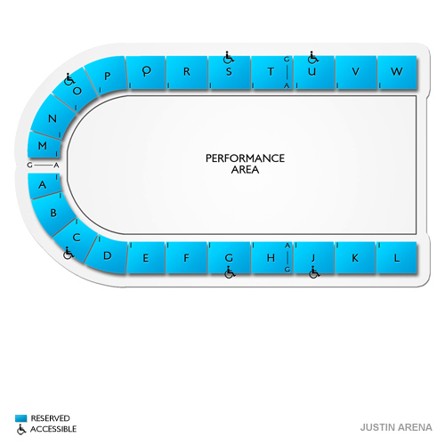 Justin Arena Seating Chart | Vivid Seats