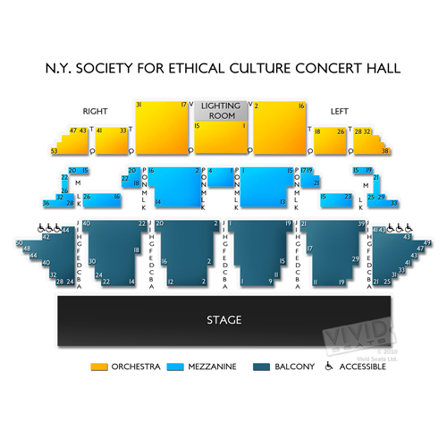 NY Society for Ethical Culture Concert Hall Tickets NY Society for